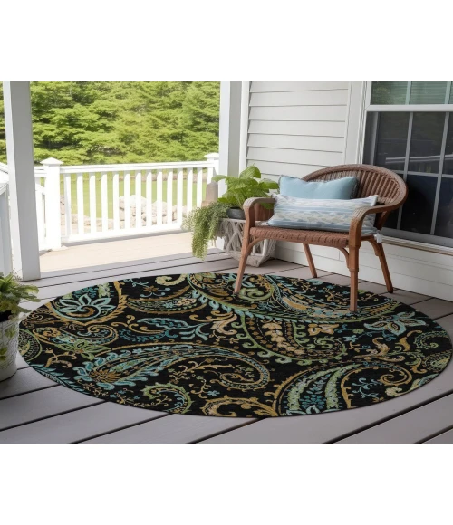 Chantille ACN533 Black 8' x 8' Rug