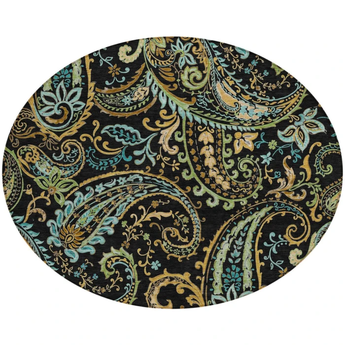 Chantille ACN533 Black 8' x 8' Rug