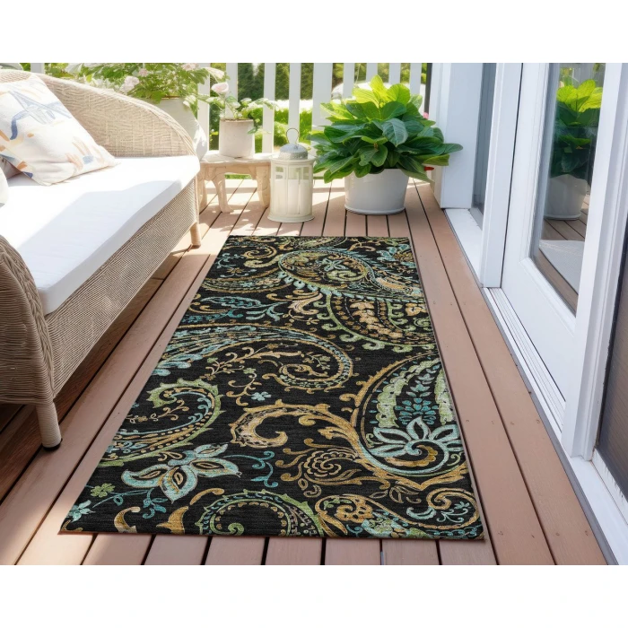 Chantille ACN533 Black 2'3" x 7'6" Rug