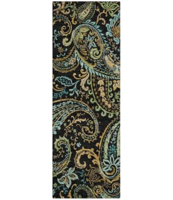 Addison Chantille ACN533 Black 2 ft. 3 in. x 7 ft. 6 in. Runner Rug