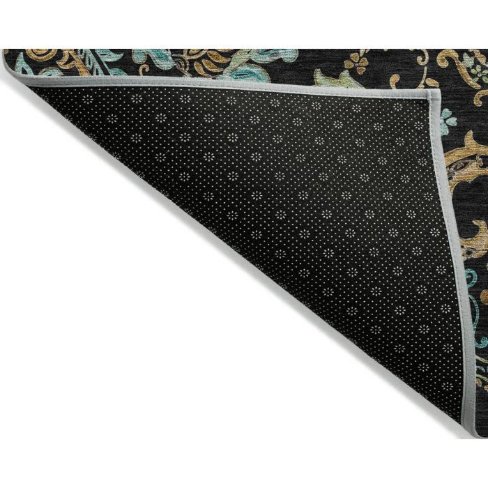 Chantille ACN533 Black 1'8" x 2'6" Rug