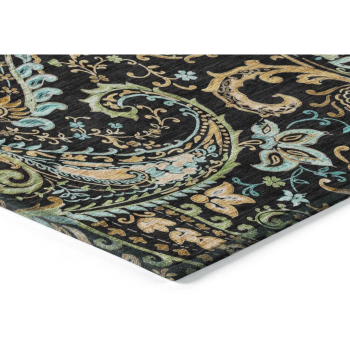 Chantille ACN533 Black 1'8" x 2'6" Rug