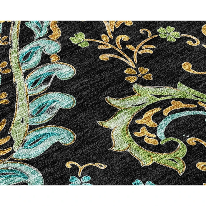Chantille ACN533 Black 1'8" x 2'6" Rug