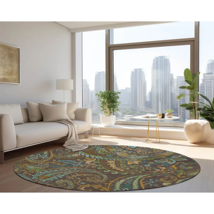 Chantille ACN533 Chocolate 8' x 8' Rug