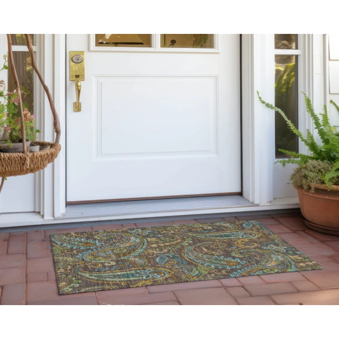 Chantille ACN533 Chocolate 1'8" x 2'6" Rug