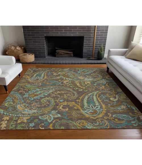 Chantille ACN533 Chocolate 5' x 7'6" Rug