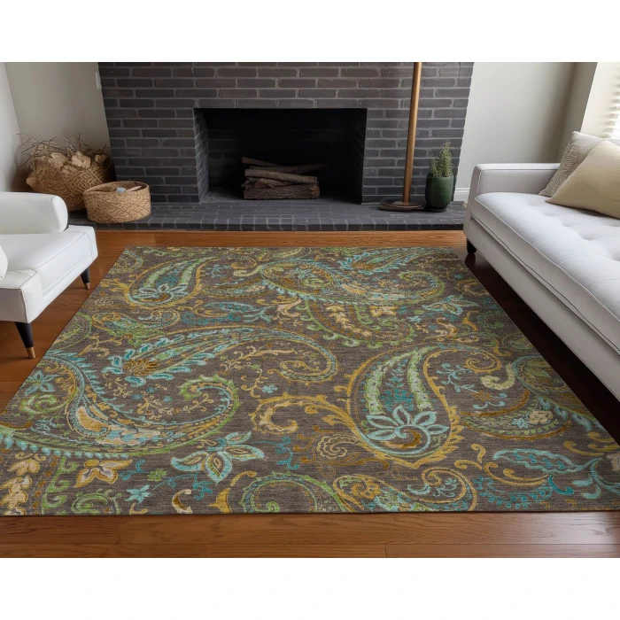 Chantille ACN533 Chocolate 2'6" x 3'10" Rug