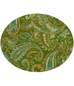 Addison Chantille ACN533 Green 8 ft. x 8 ft. Round Rug