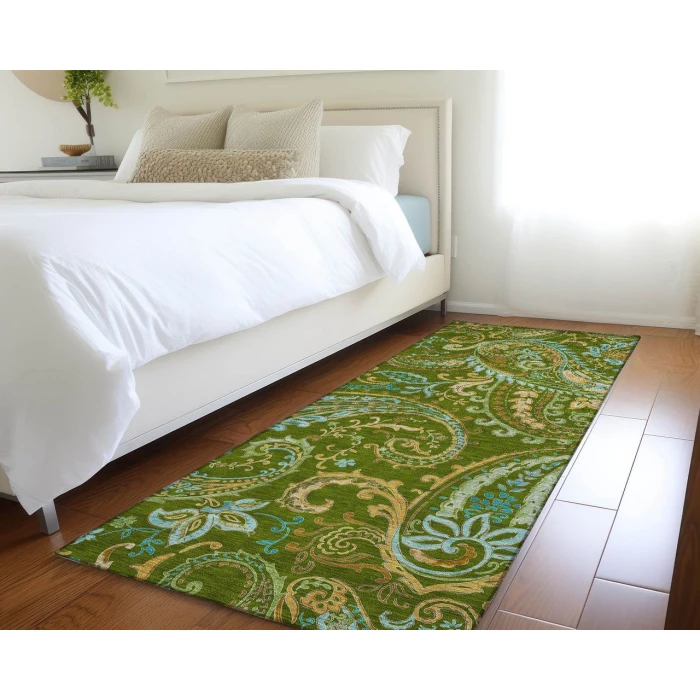 Chantille ACN533 Green 2'3" x 7'6" Rug