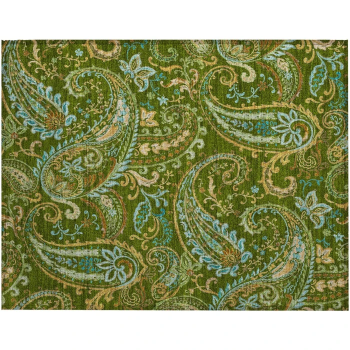 Chantille ACN533 Green 1'8" x 2'6" Rug