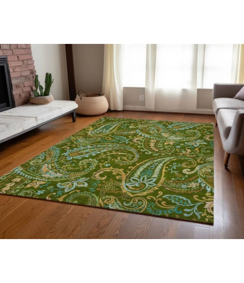 Chantille ACN533 Green 5' x 7'6" Rug