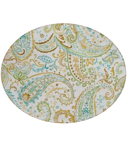 Addison Chantille ACN533 Ivory 8 ft. x 8 ft. Round Rug