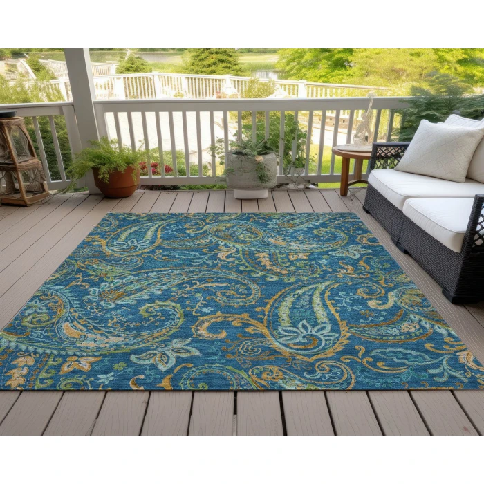 Chantille ACN533 Navy 3' x 5' Rug