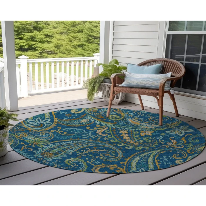 Chantille ACN533 Navy 8' x 8' Rug