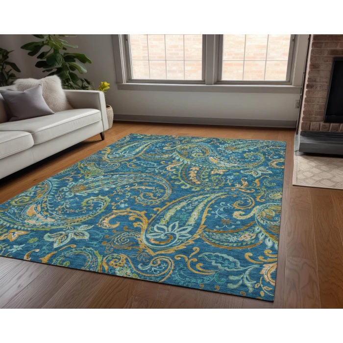 Chantille ACN533 Navy 3' x 5' Rug