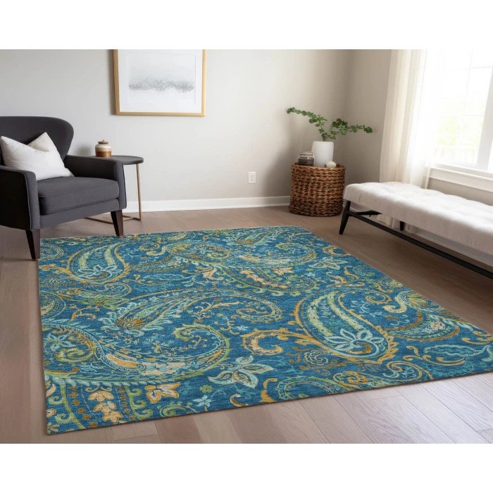 Chantille ACN533 Navy 3' x 5' Rug