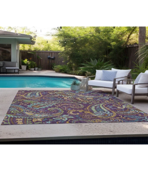 Chantille ACN533 Purple 5' x 7'6" Rug