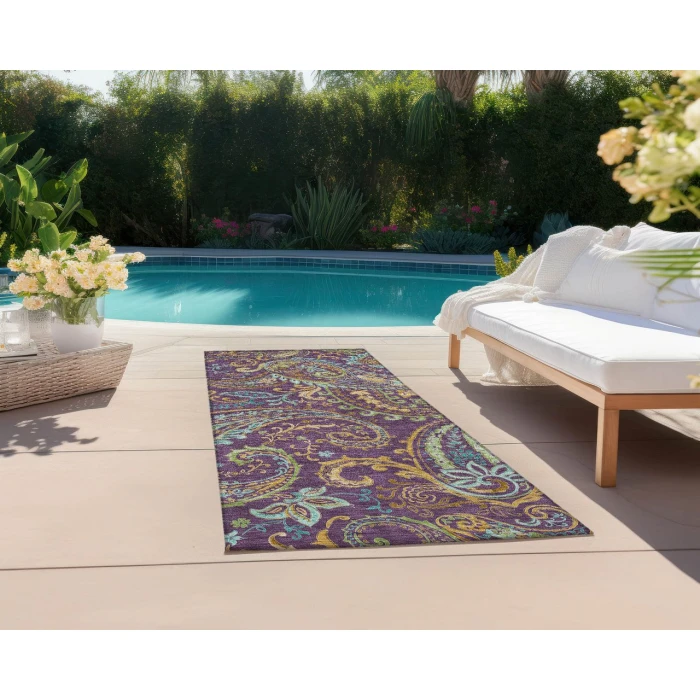 Chantille ACN533 Purple 2'3" x 7'6" Rug