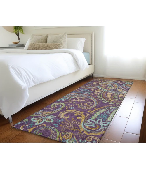 Chantille ACN533 Purple 2'3" x 7'6" Rug