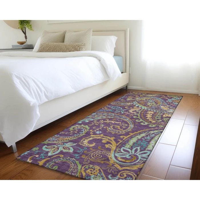 Chantille ACN533 Purple 2'3" x 7'6" Rug