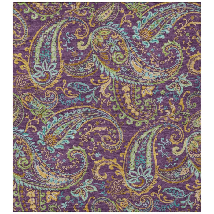 Chantille ACN533 Purple 3' x 5' Rug
