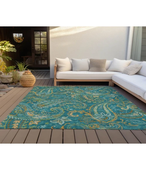 Chantille ACN533 Teal 5' x 7'6" Rug