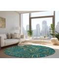 Chantille ACN533 Teal 8' x 8' Rug