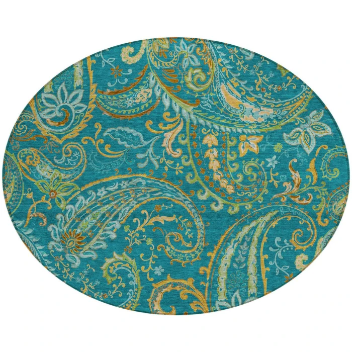 Chantille ACN533 Teal 8' x 8' Rug