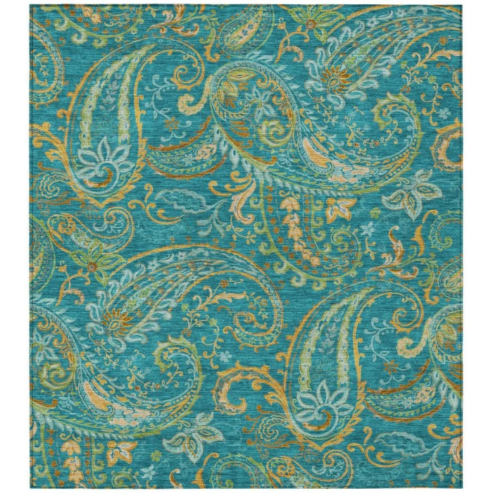 Chantille ACN533 Teal 5' x 7'6" Rug