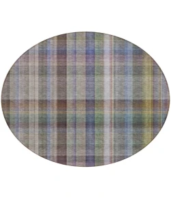 Addison Chantille ACN534 Pewter 8 ft. x 8 ft. Round Rug