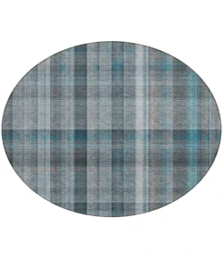 Addison Chantille ACN534 Teal 8 ft. x 8 ft. Round Rug