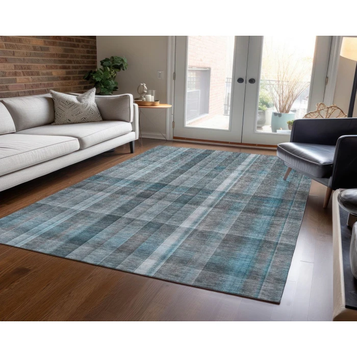 Chantille ACN534 Teal 10' x 14' Rug