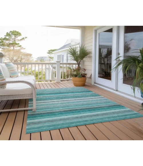 Chantille ACN535 Teal 3' x 5' Rug