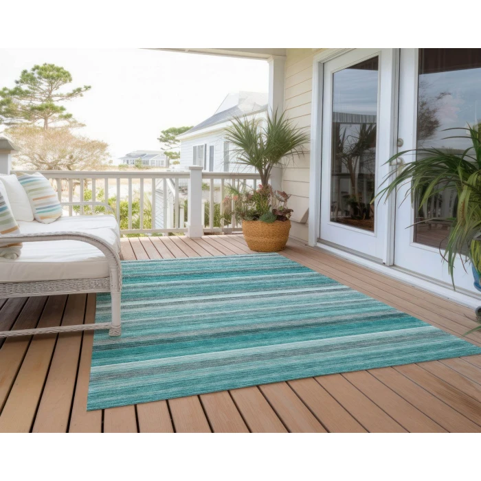 Chantille ACN535 Teal 10' x 14' Rug