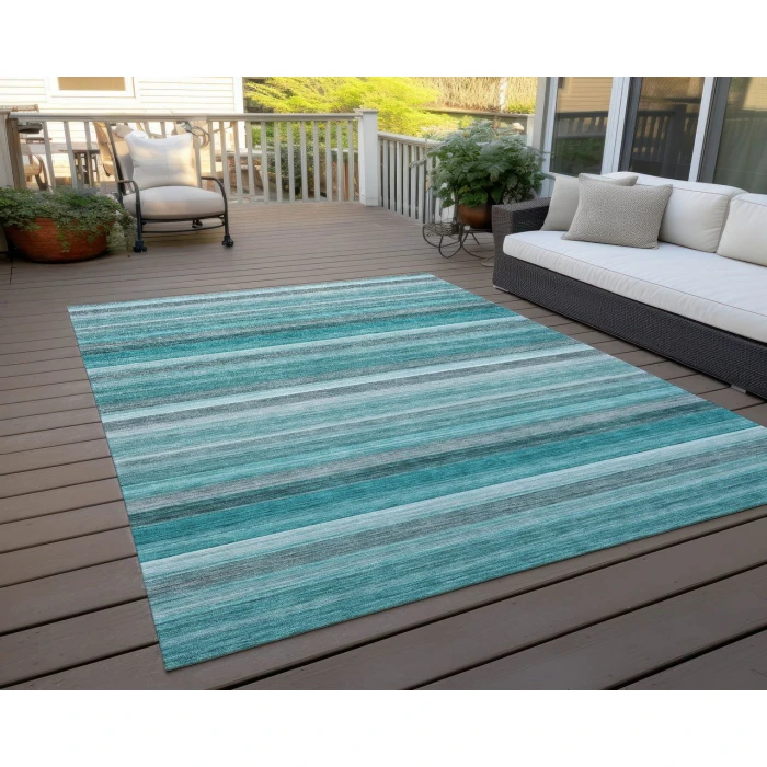 Chantille ACN535 Teal 10' x 14' Rug