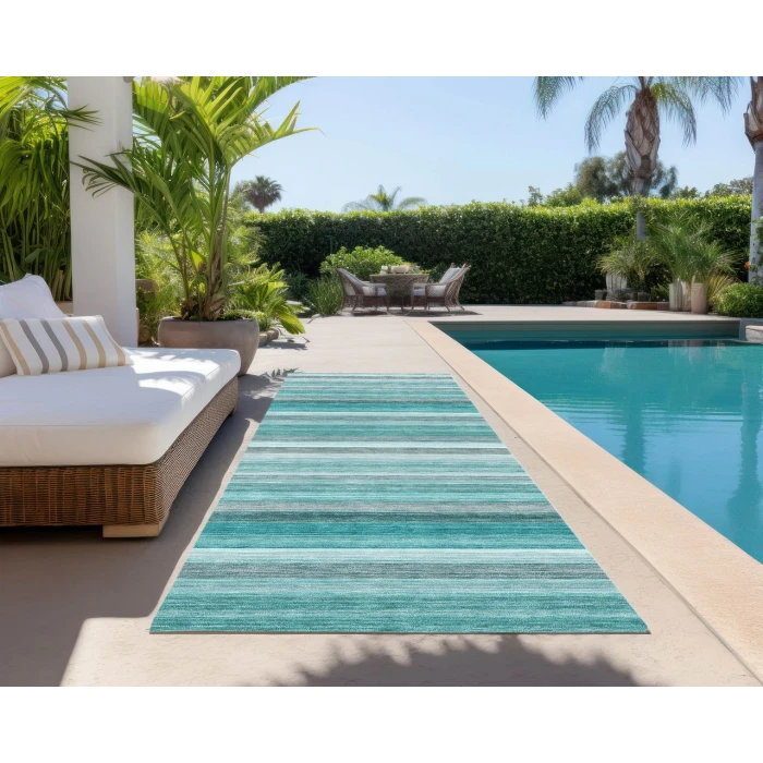 Chantille ACN535 Teal 2'3" x 7'6" Rug