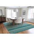 Chantille ACN535 Teal 3' x 5' Rug