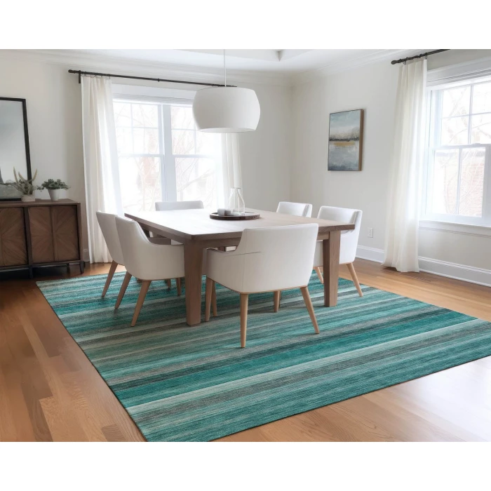 Chantille ACN535 Teal 10' x 14' Rug