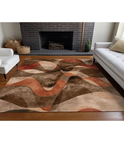 Chantille ACN536 Chocolate 2'6" x 3'10" Rug