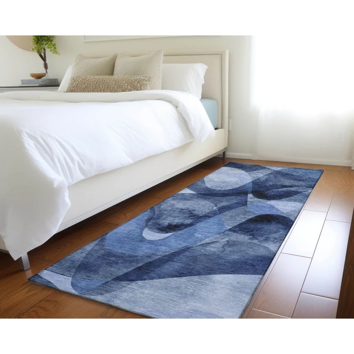Chantille ACN536 Navy 2'3" x 7'6" Rug