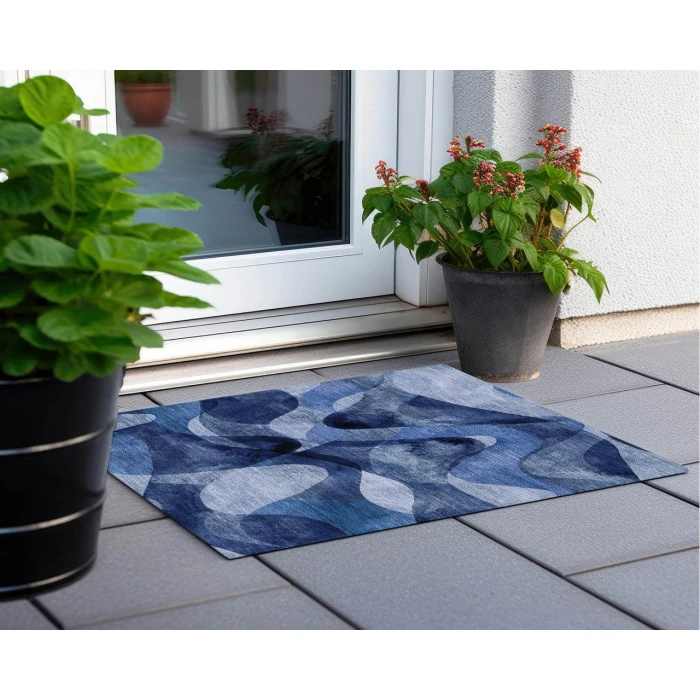 Chantille ACN536 Navy 1'8" x 2'6" Rug