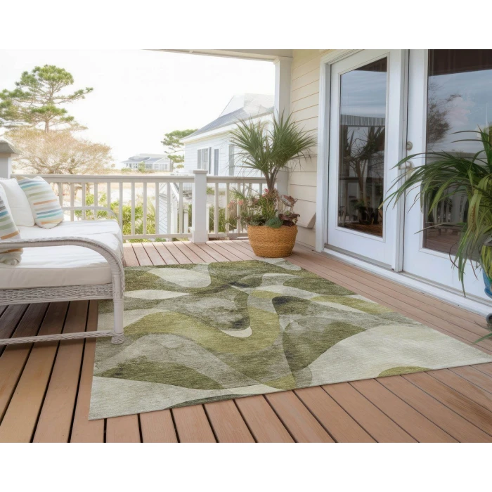Chantille ACN536 Olive 8' x 10' Rug