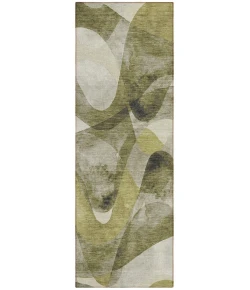 Addison Chantille ACN536 Olive 2 ft. 3 in. x 7 ft. 6 in. Runner Rug