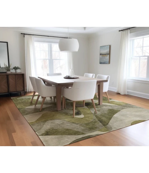 Chantille ACN536 Olive 5' x 7'6" Rug