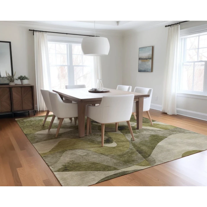 Chantille ACN536 Olive 8' x 10' Rug