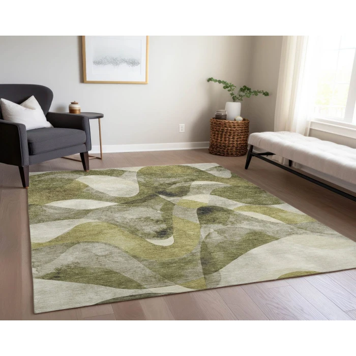 Chantille ACN536 Olive 8' x 10' Rug