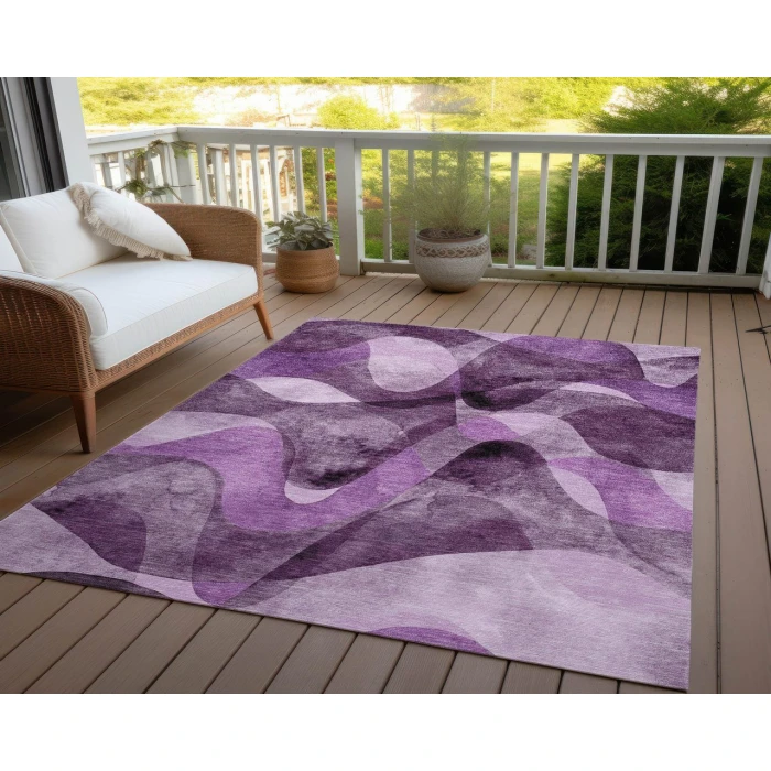 Chantille ACN536 Purple 8' x 10' Rug