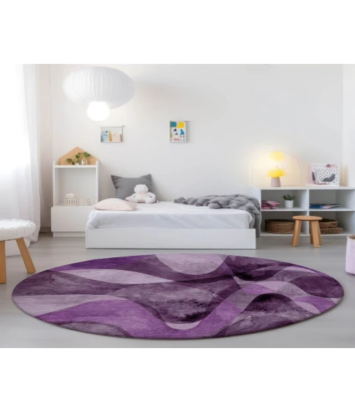 Chantille ACN536 Purple 8' x 8' Rug