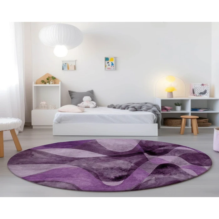 Chantille ACN536 Purple 8' x 8' Rug