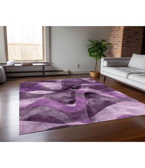 Chantille ACN536 Purple 2'6" x 3'10" Rug